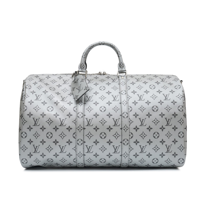 Metallic Monogram Keepall Bandouliere 50