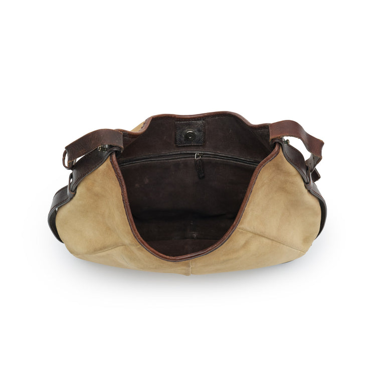 Saint Laurent Suede Mombasa Medium Bag