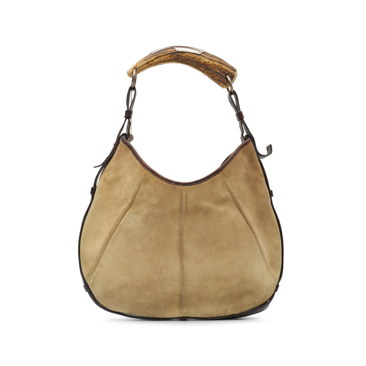 Saint Laurent Suede Mombasa Medium Bag
