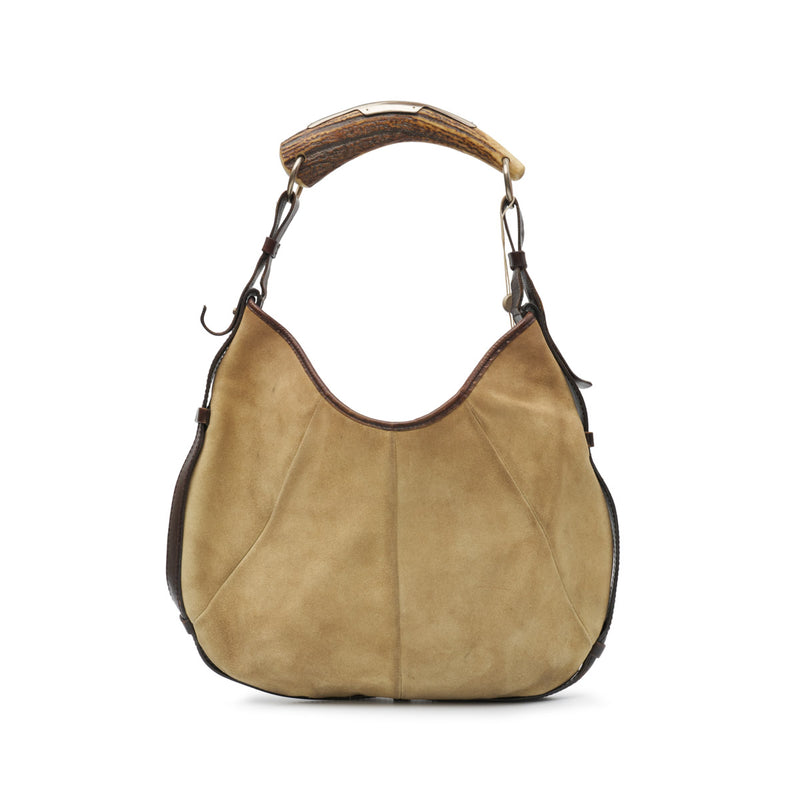Saint Laurent Suede Mombasa Medium Bag