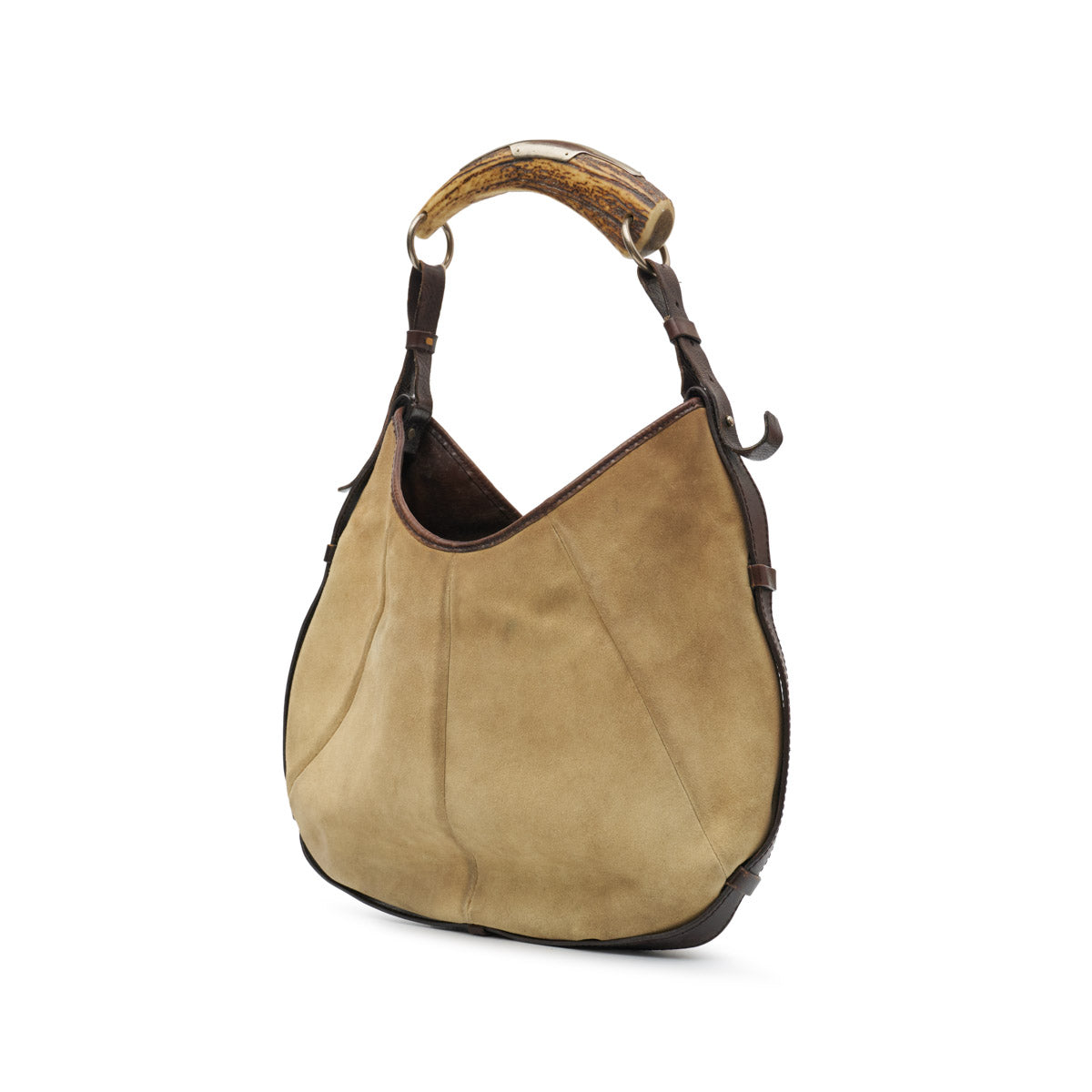 Saint Laurent Suede Mombasa Medium Bag