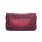 Airline Pink Denim XXL Flap Bag