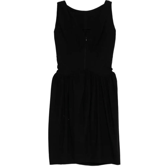 Balenciaga bubble dress with a voluminous, sculptural silhouette and vibrant fabric, perfect for fashionable events.