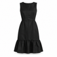 Balenciaga sleeveless dress featuring a tiered hem design, modern and stylish for contemporary fashion looks.