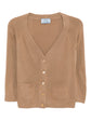 Beige Prada cropped knit cardigan, stylish women&