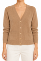 Beige Prada cropped knit cardigan, stylish women&
