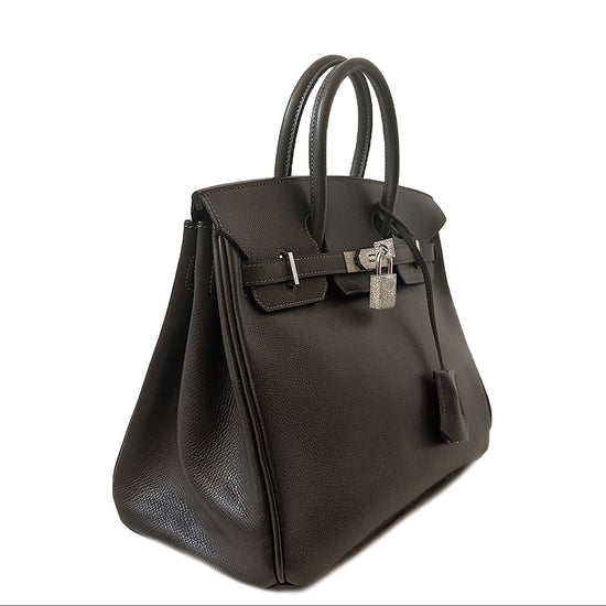 Birkin 25 Etain Epsom with Diamonds