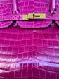 Birkin 35 Rose Sheherazade GHW