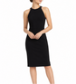 Black draped viscose maxi dress by Prada, featuring elegant flowy fabric and stylish design, perfect for formal occasions.