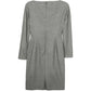 Dior boat neck dress showing elegant neckline and flowing fabric, perfect for stylish and sophisticated occasions.