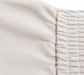 Brunello Cucinelli ivory jogger pants with elasticated drawstring waistband, brown side stripe panels, metallic trim detail, tapered leg, rolled cuffs, and relaxed tailored fit.
