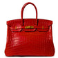 Birkin 35 Red GHW