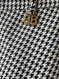 Balenciaga Houndstooth Asymmetrical Skirt