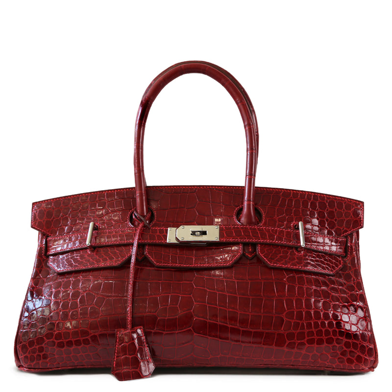 JPG Shoulder Birkin 42 Red PHW