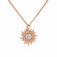 Carrera y Carrera Sol y Sombra diamond sun necklace showcasing a radiant sun pendant with sparkling diamonds in fine jewelry style.