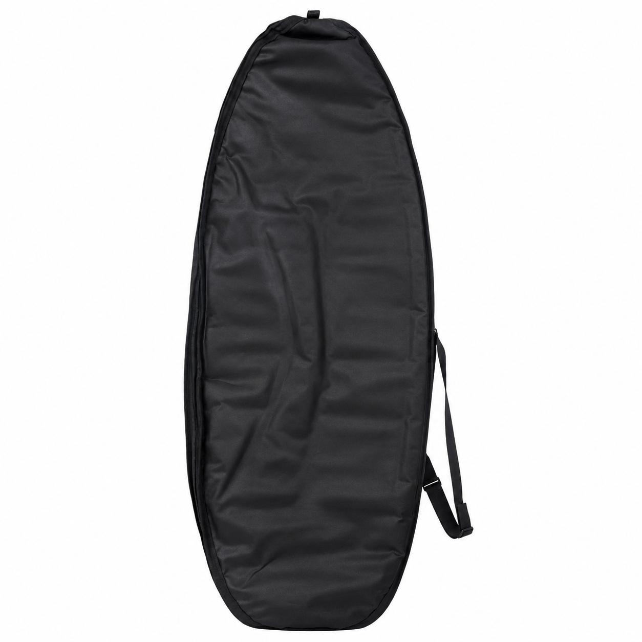 2019 Chanel white and black CC logo wakesurf board with pointed shape, black quilted traction pads, oversized interlocking CC logo, circular Chanel emblem, and collectible luxury board design.