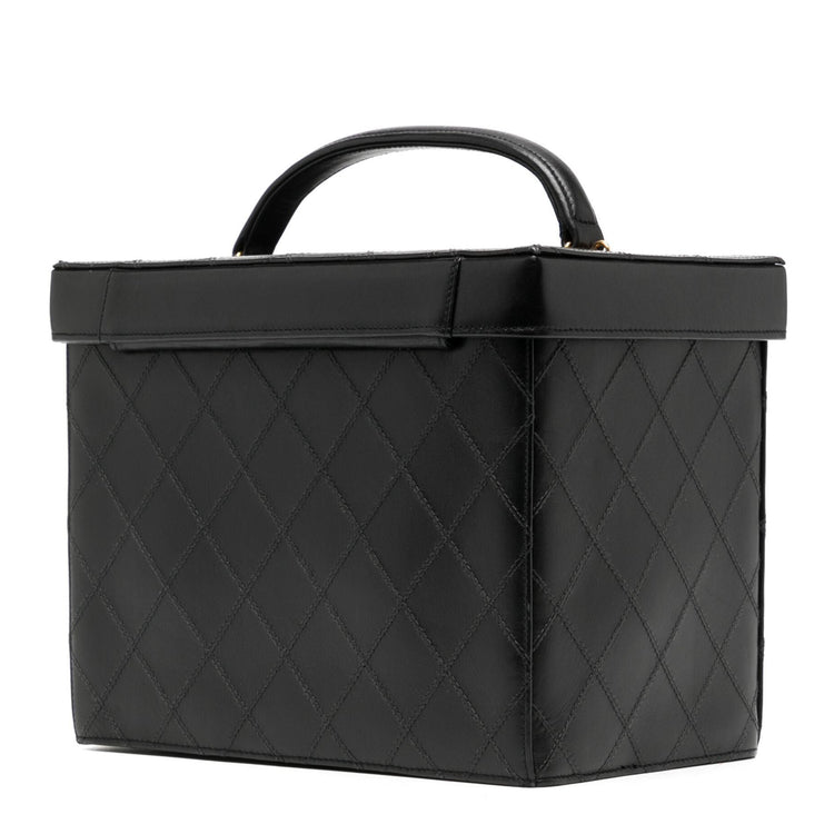 Chanel vanity case interior view with mirror