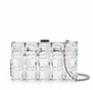 Chanel 2010 Limited Edition Ice Cube Minaudière Clutch with icy design and elegant gold accents, stylish evening accessory.