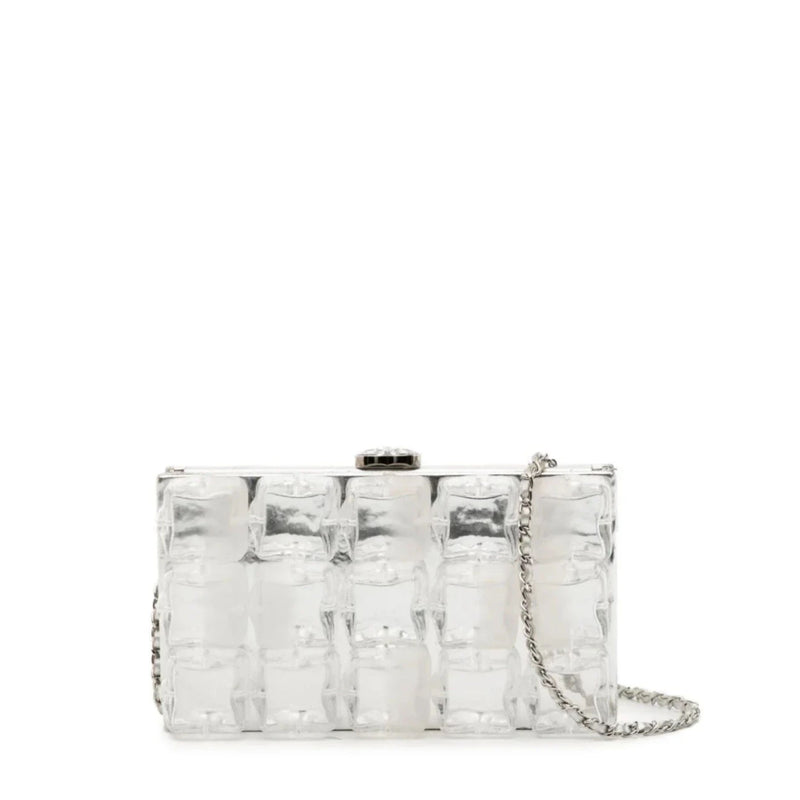 Chanel Ice Cube Minaudière clutch, front view