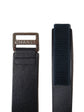 Chanel belt with Velcro fastening, stylish accessory featuring the iconic Chanel design and adjustable closure.