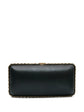 Chanel CC Chain Around Clutch with silver chain strap and black leather body for elegant evening wear