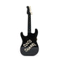 Chanel Collectible Guitar Minaudière Clutch Bag in white and black plexiglass with guitar-shaped design, CC logo detail, sticker-style motifs, pearl embellishment, gold-tone hardware, and chain shoulder strap.