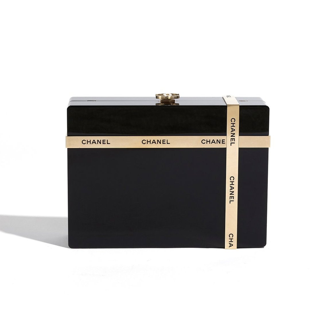 Chanel Gift Box Minaudière clutch, back view