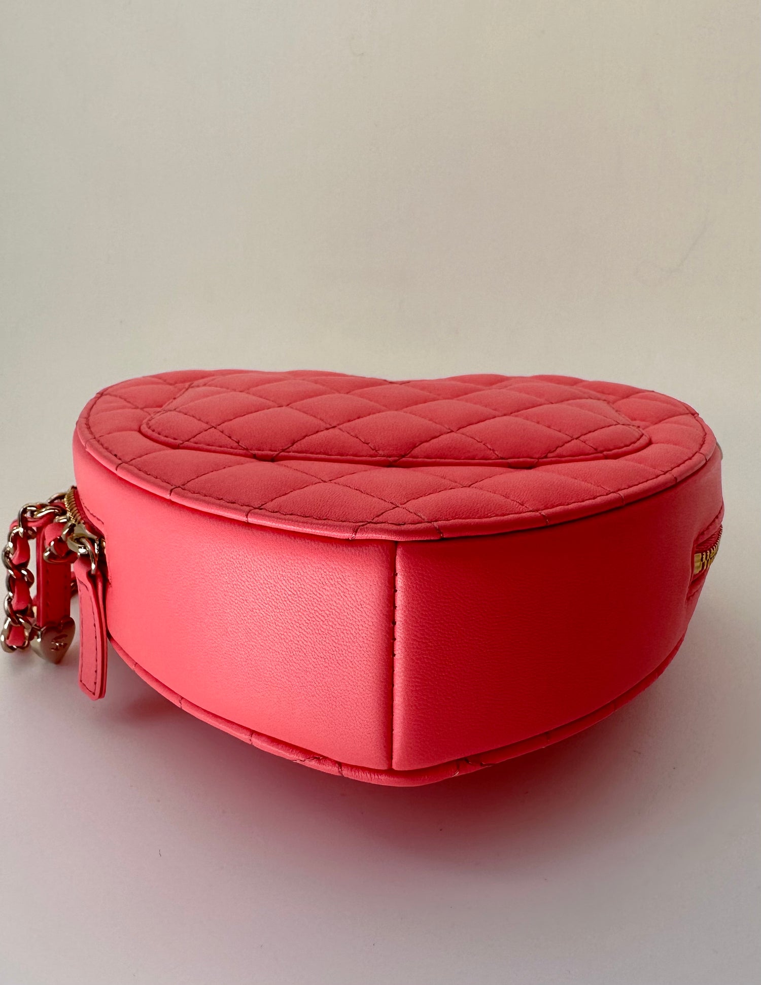 Chanel Heart Bag SS22, detail of protective stickers
