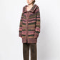 Chanel intarsia knit cardigan featuring colorful patterns, long sleeves, and a classic blazer style, perfect for layered casual wear.