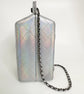 Chanel milk carton bag interior view