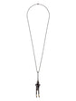 Chanel Mademoiselle Coco beaded necklace with intricate beadwork, featuring elegant design and signature style.