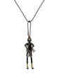 Chanel Mademoiselle Coco beaded necklace with elegant beads and gold accents, stylish jewelry accessory for women.