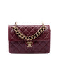 Chanel Paris-Edinburgh Caviar Flap Bag shoulder bag in black leather with gold hardware and quilted texture.