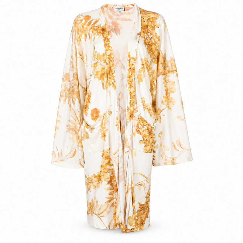 Chanel Paris Athens silk kimono