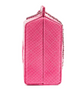 Chanel 2014 pink python leather clutch bag with milk carton design, featuring a sleek, compact shape and luxurious texture.