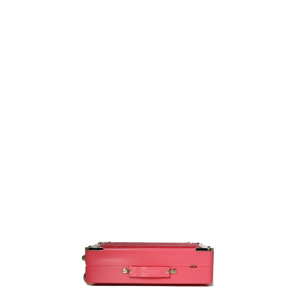 Chanel pink Trolley Minaudière clutch, interior view