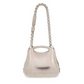 Silver Millennium Bag Charm by Chanel featuring a detailed moon and star motif, perfect as a small accessory.