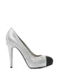 Chanel Silver Pumps