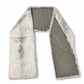 Chanel Sport Line fur scarf featuring luxurious Orylag fur, stylishly draped with the iconic Chanel branding visible.