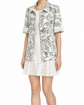 Chanel autumn flower-print blazer with multicolour floral design, tailored fit, and classic style, shown in the product image.