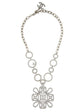 Strass CC Silver Collar Necklace