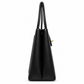 Chanel Vintage Kelly Bag from 1997–1999 in black caviar leather with 24K gold-plated CC hardware and structured double top handles.