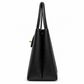 Chanel Vintage Kelly Bag from 1997–1999 in black caviar leather with 24K gold-plated CC hardware and structured double top handles.