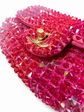 Chanel Beaded Ombre Mini Flap Clutch Bag with colorful beads and sleek design for stylish evening wear.