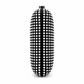 Black and white Chanel Strass Beaded CC Minaudière clutch with intricate detailing, elegant handbag for special occasions.