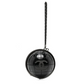 Black Chanel Globe Minaudière clutch featuring a spherical design and elegant gold accents, perfect for evening events.