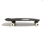 Chanel black skateboard deck with textured grip surface and large gold interlocking CC logo at the centre.