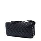 Chanel quilted lambskin butterfly clutch with chain strap, showcasing its elegant quilted design and butterfly shape from the back.