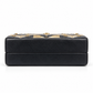 Egypt Gold and Black Framed Minaudière Clutch