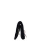Detail of Chanel velvet clutch crystal-encrusted hoop clasp